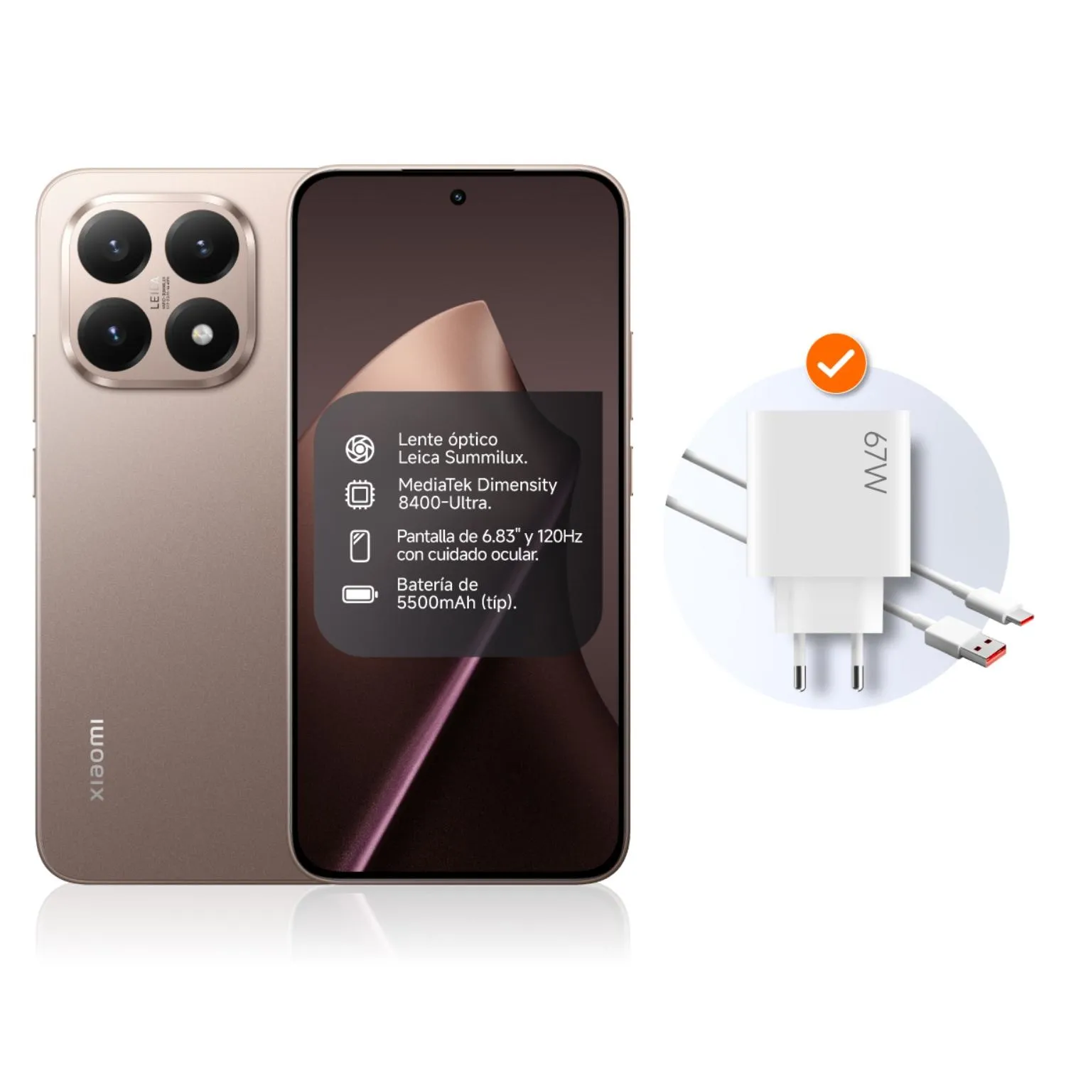 XIAOMI Celular Xiaomi 15T 512GB Rosado | Falabella Chile