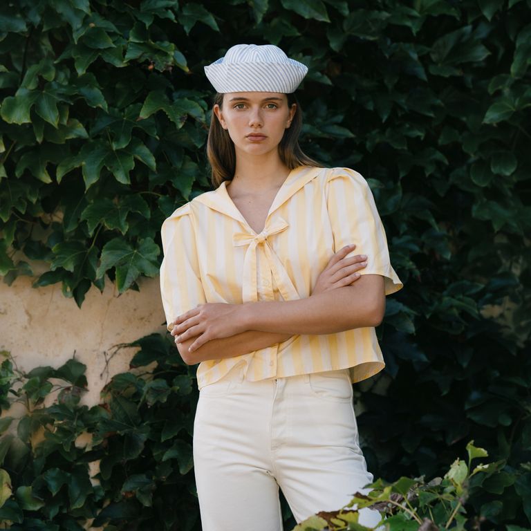 Blusa Marinera Rayas 100% Algodón Mujer
