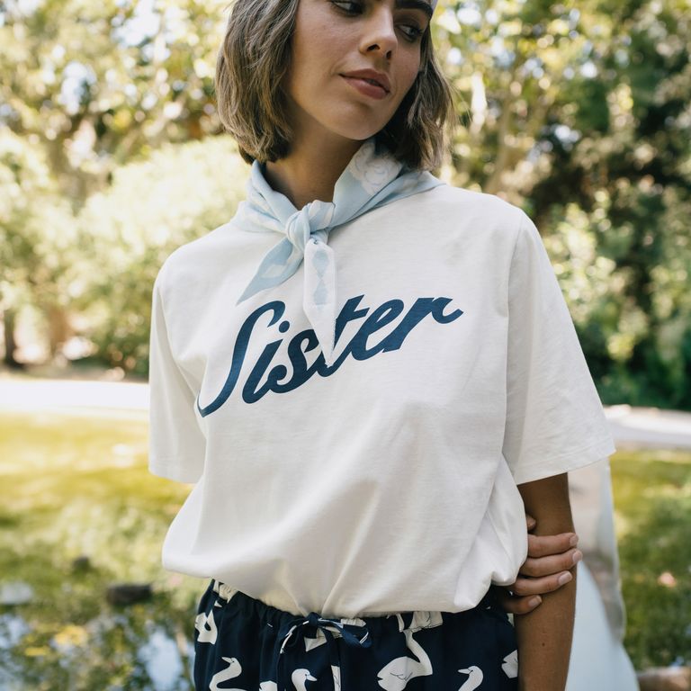 Polera Sister 100% Algodón Organico Mujer
