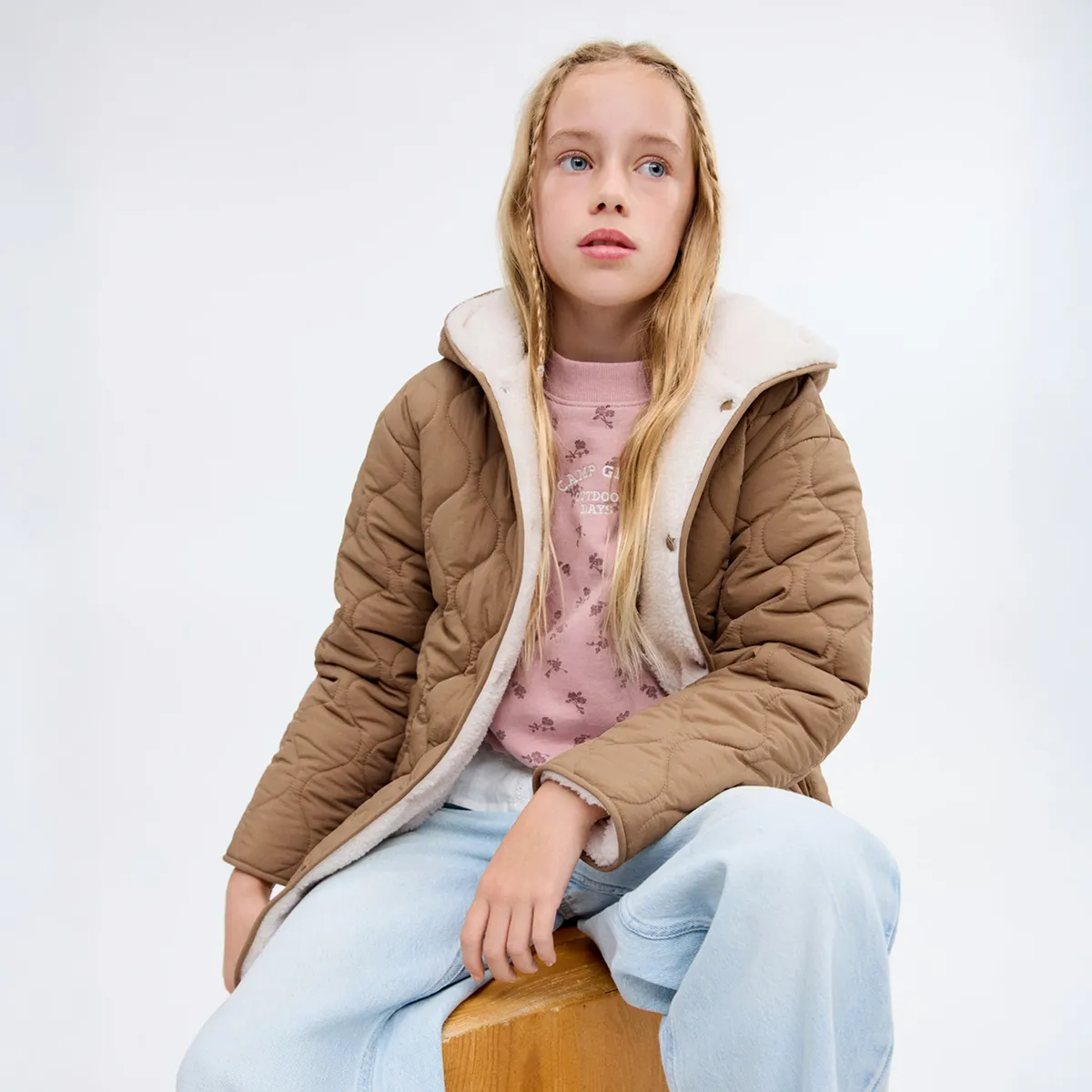 MANGO KIDS - Parka Largo Acolchado Niña Mango Kids