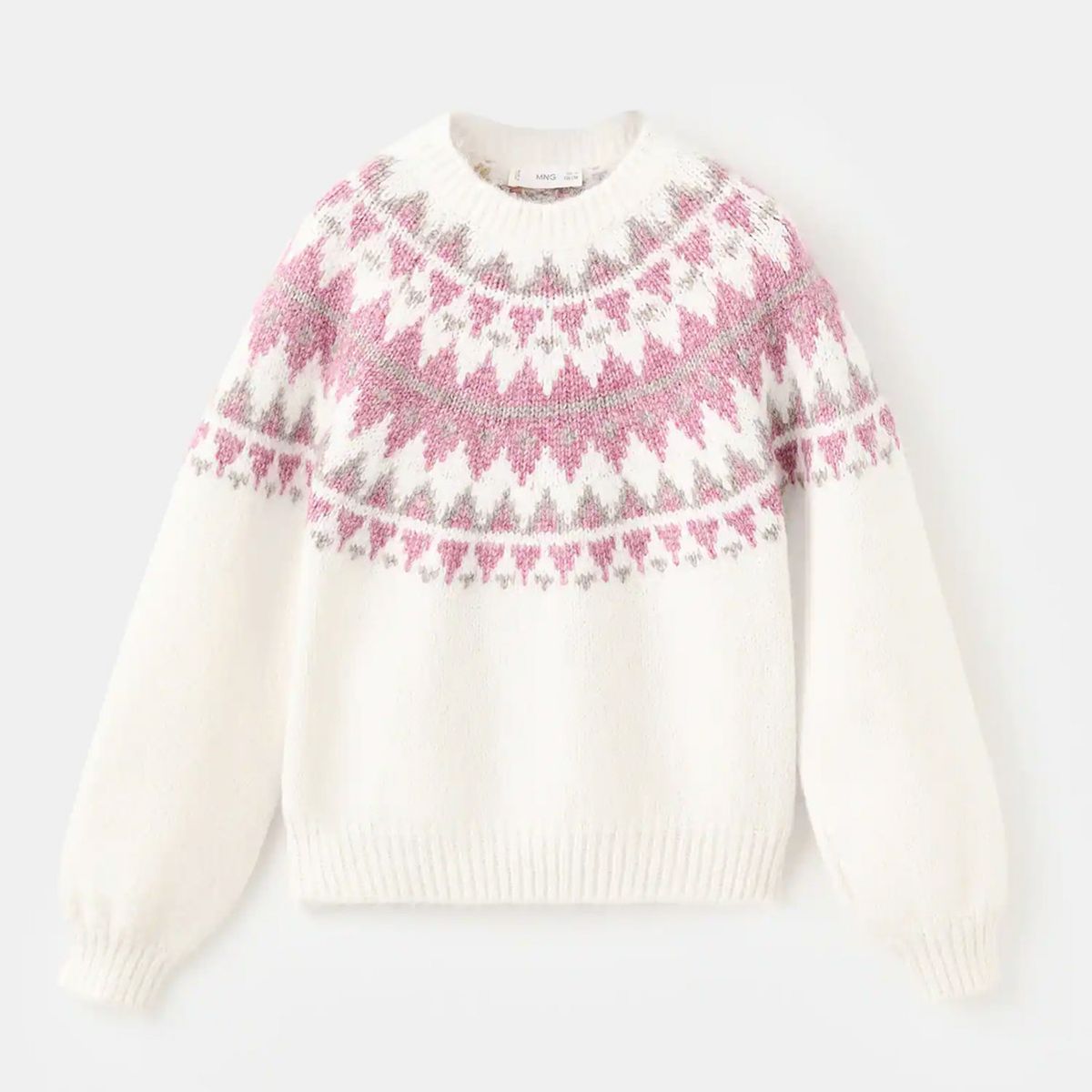 MANGO KIDS - Sweater Punto Jacquard Niña Mango Kids