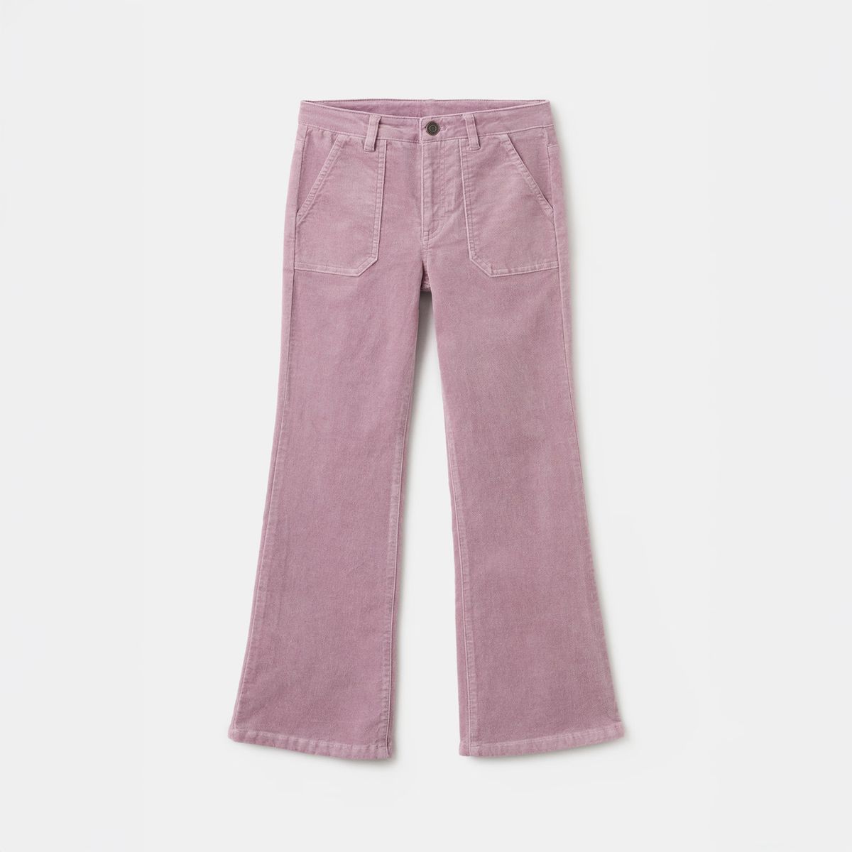 MANGO KIDS - Pantalón Flare Efecto Terciopelo Niña Mango Kids
