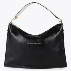 LOLA CASADEMUNT - Cartera Bandolera Efecto Piel Arrugada Bicolor Mujer