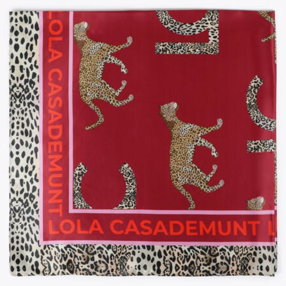 LOLA CASADEMUNT - Pañuelo Estampado Animal Print Mujer Lola Casademunt