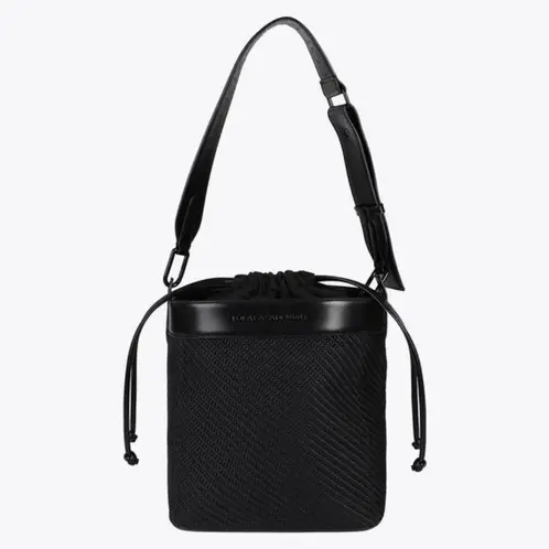 LOLA CASADEMUNT - Cartera Hobo Combinado Tejido y Efecto Piel Mujer