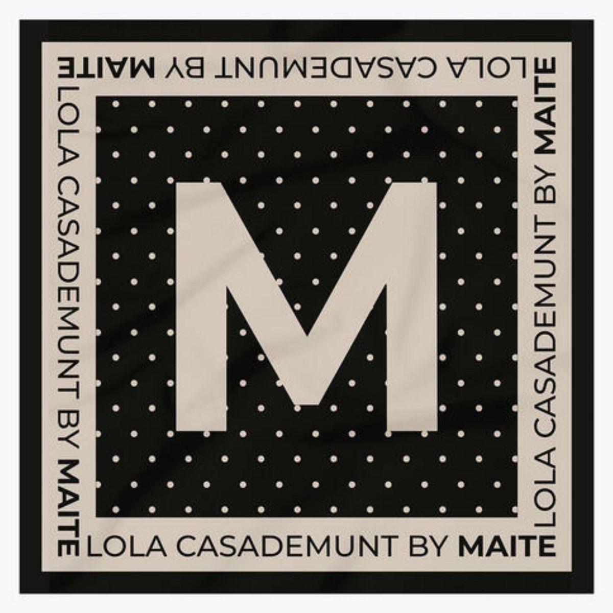 LOLA CASADEMUNT - Pañuelo Estampado Puntos Mujer Lola Casademunt