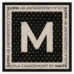 LOLA CASADEMUNT - Pañuelo Estampado Puntos Mujer