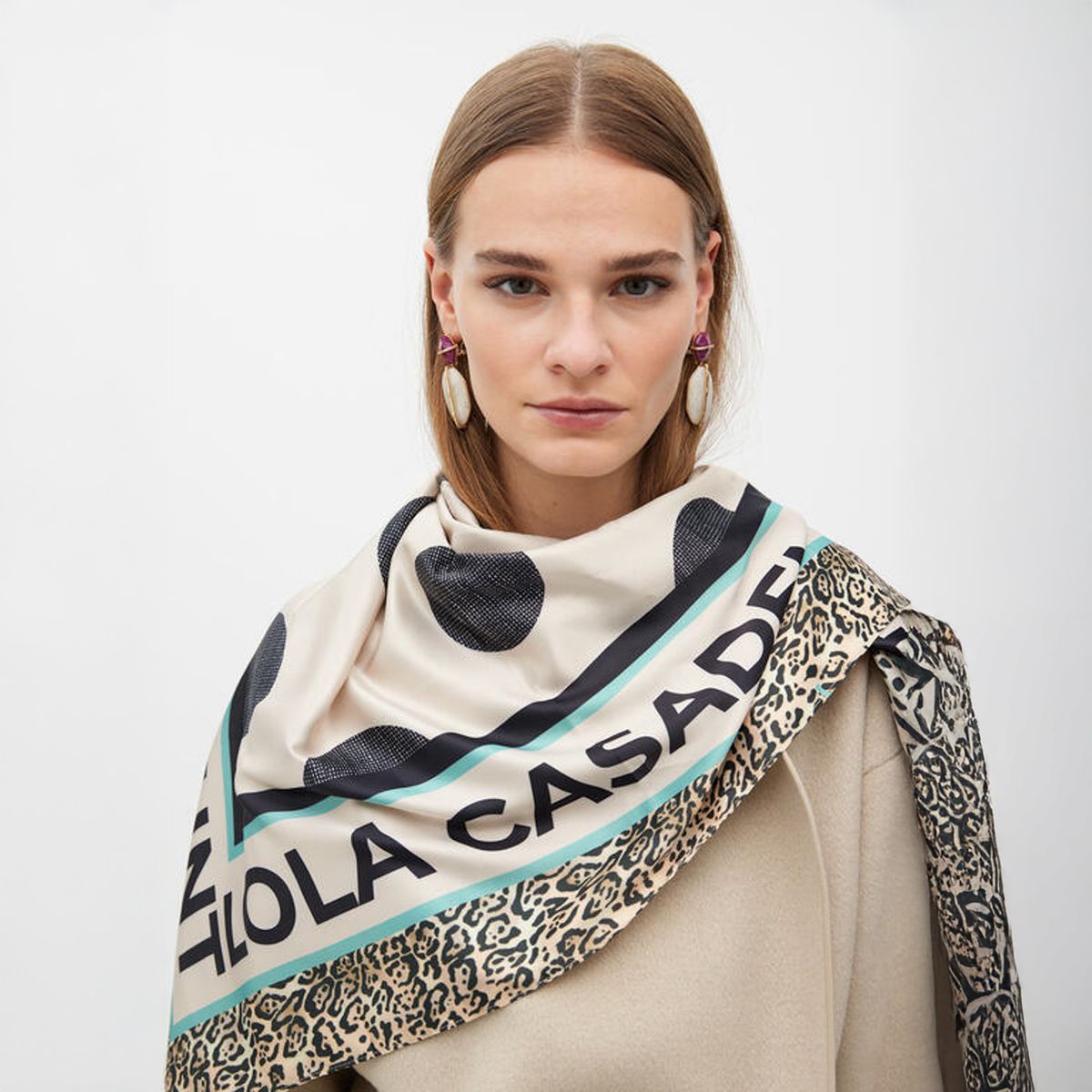 LOLA CASADEMUNT - Pañuelo Estampado  Mujer Lola Casademunt