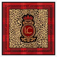 LOLA CASADEMUNT - Pañuelo Animal Print y Tartan Mujer