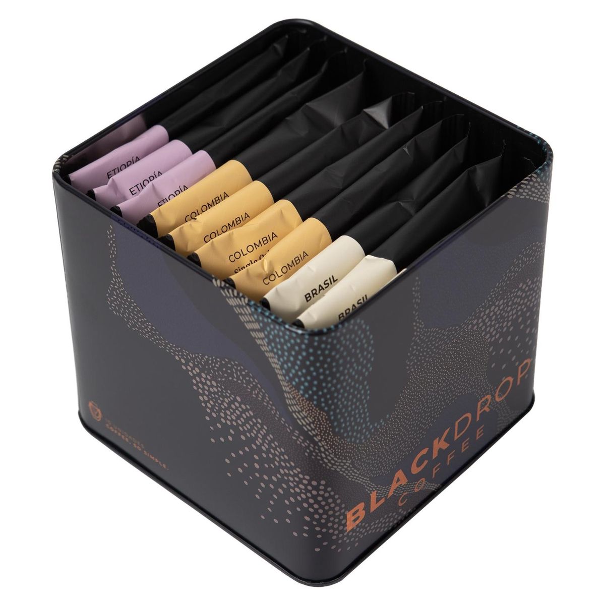  - Caja 10 Drips Origen Coffee Blackdrop