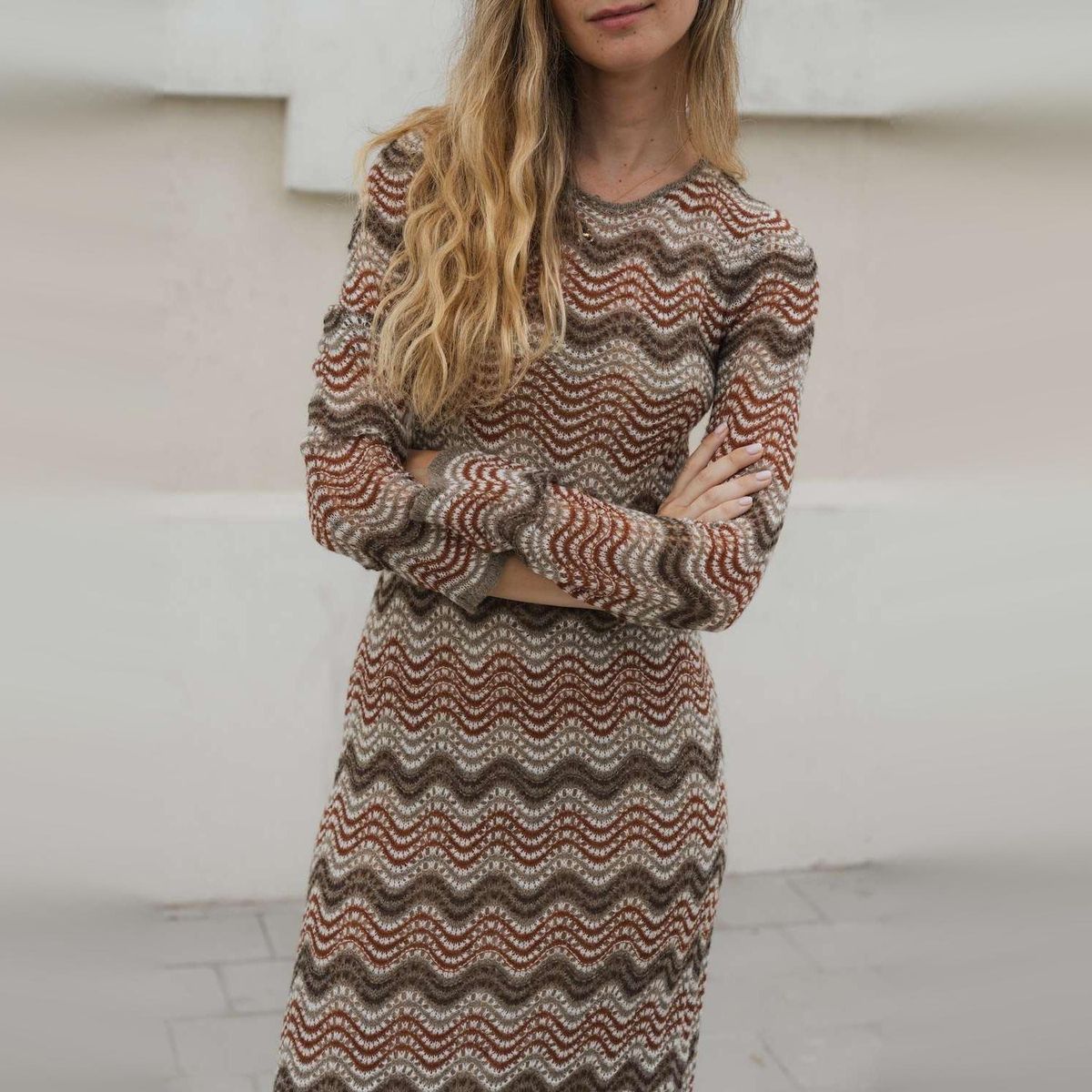 ESEOESE - Vestido Mujer Largo Estampado Eseoese