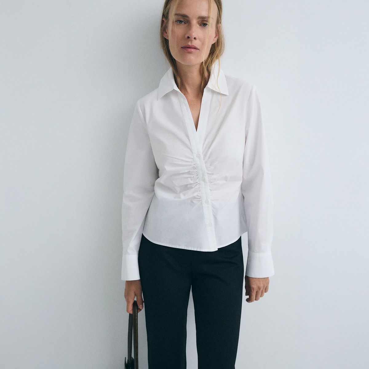 ESEOESE - Camisa Cruzada 100% Algodón Mujer Eseoese