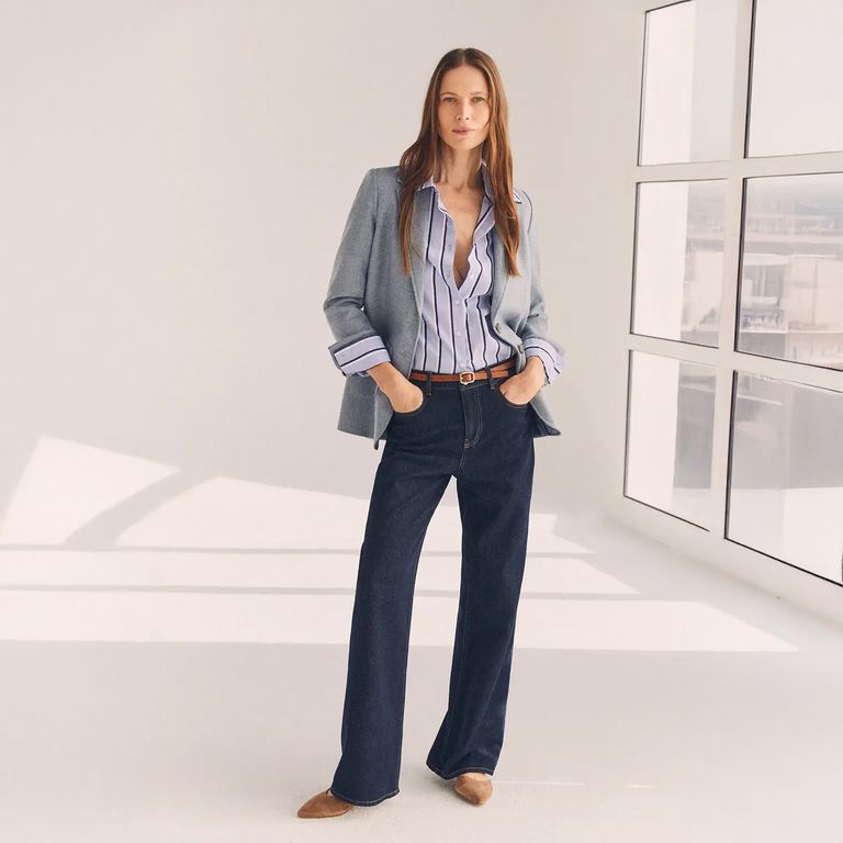 Jeans Denim Algodón Mujer