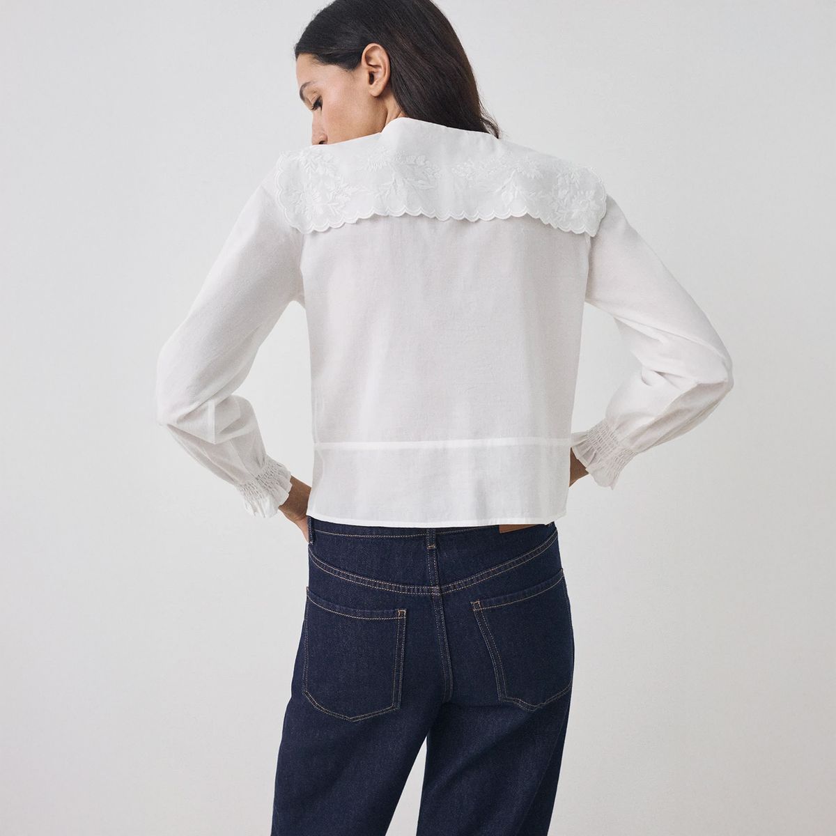 ESEOESE - Blusa Lazo 100% Algodón Mujer Eseoese