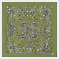 ESEOESE - Pañuelo Estampado 100% Seda Mujer