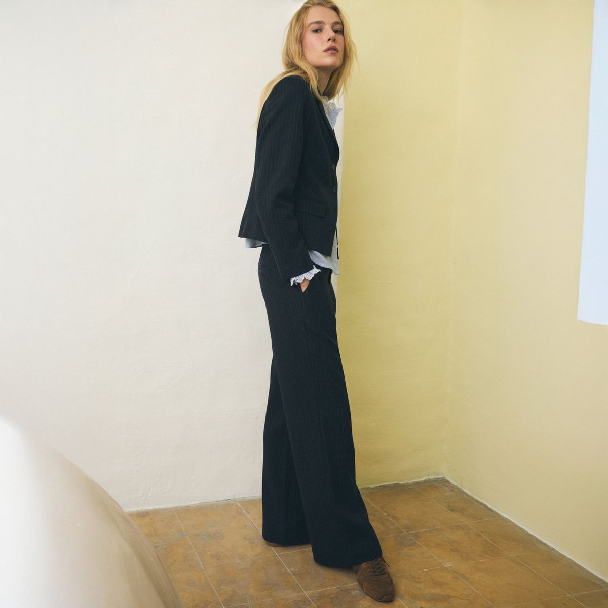 ESEOESE - Pantalón Raya Diplomática Mujer Eseoese