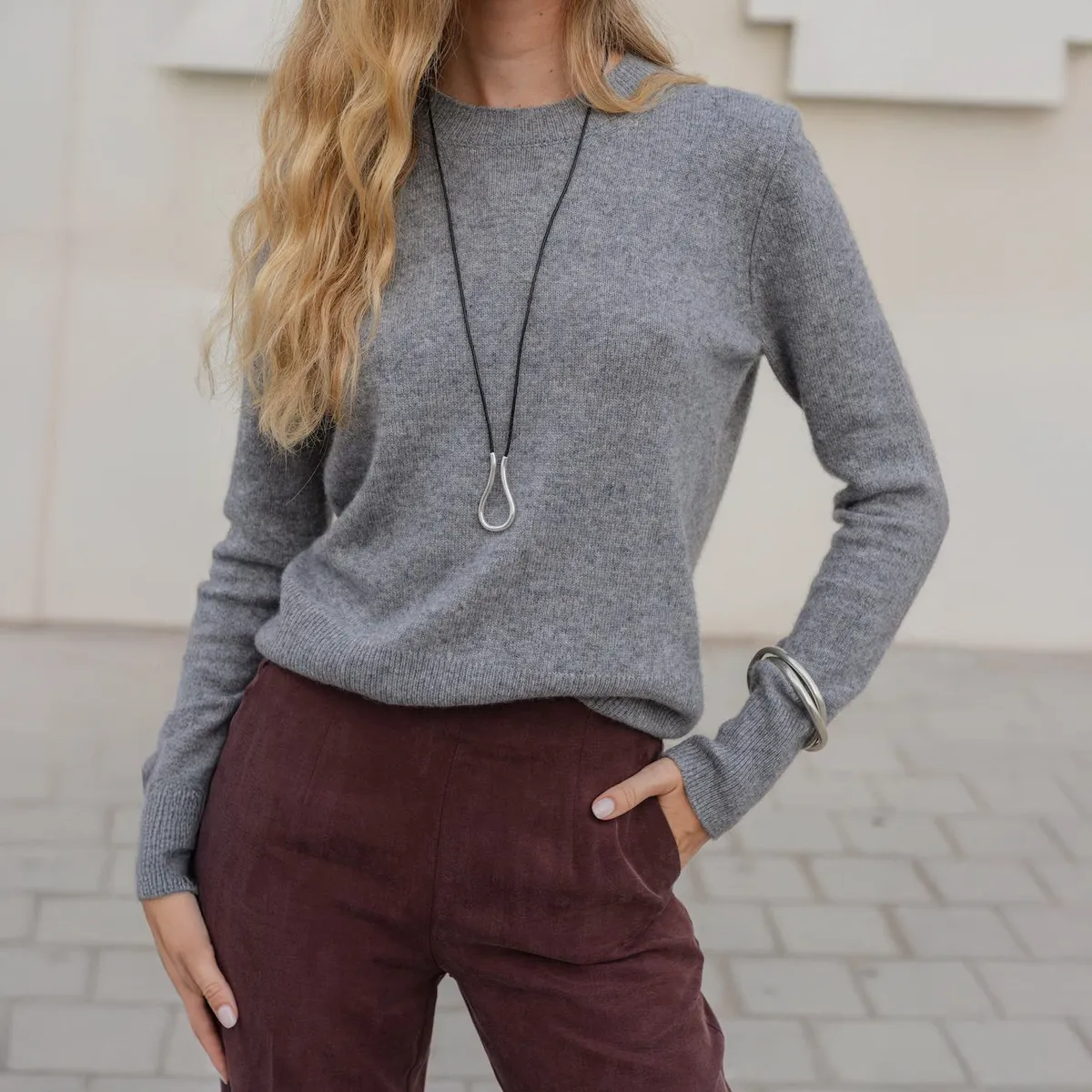 ESEOESE - Pantalón Fluido Mujer Eseoese