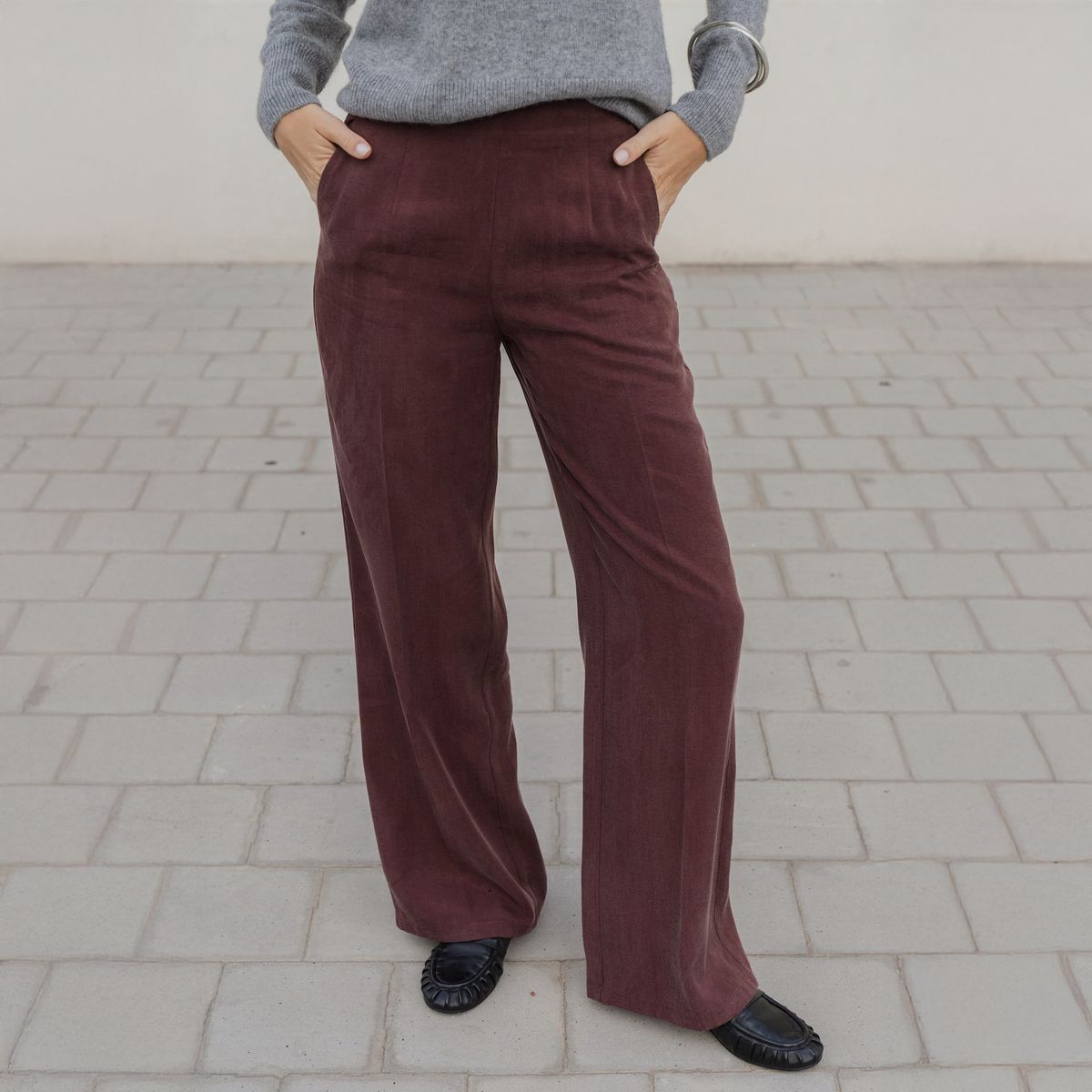 ESEOESE - Pantalón Fluido Mujer Eseoese