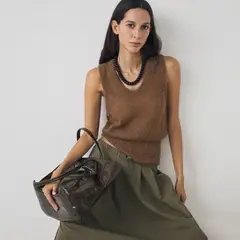 ESEOESE - Chaleco Sin Mangas Lana Alpaca Mujer