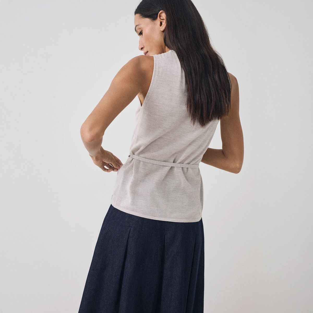 ESEOESE - Top Amarra 100% Lana Mujer Eseoese
