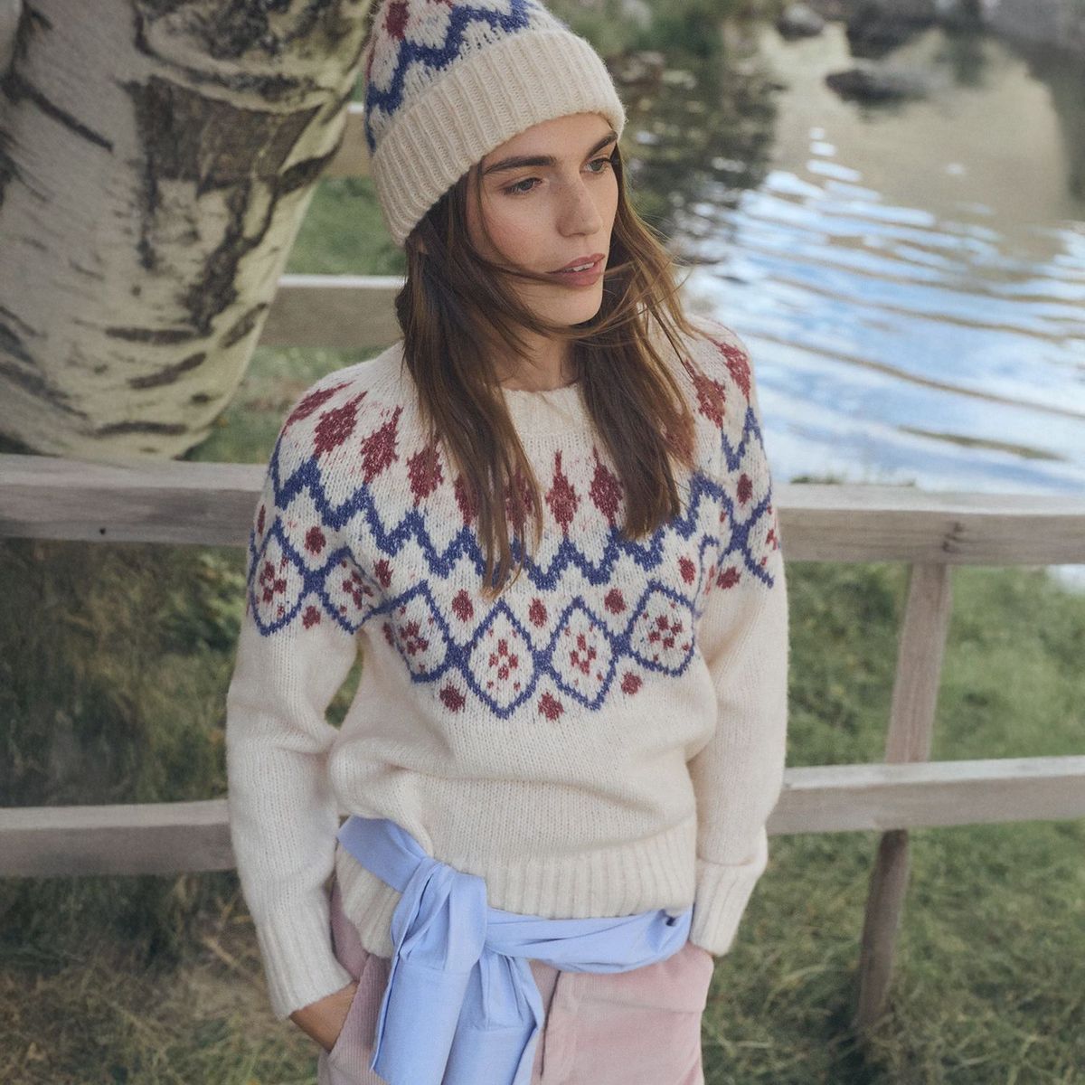 ESEOESE - Sweater Jacquard Mujer Eseoese