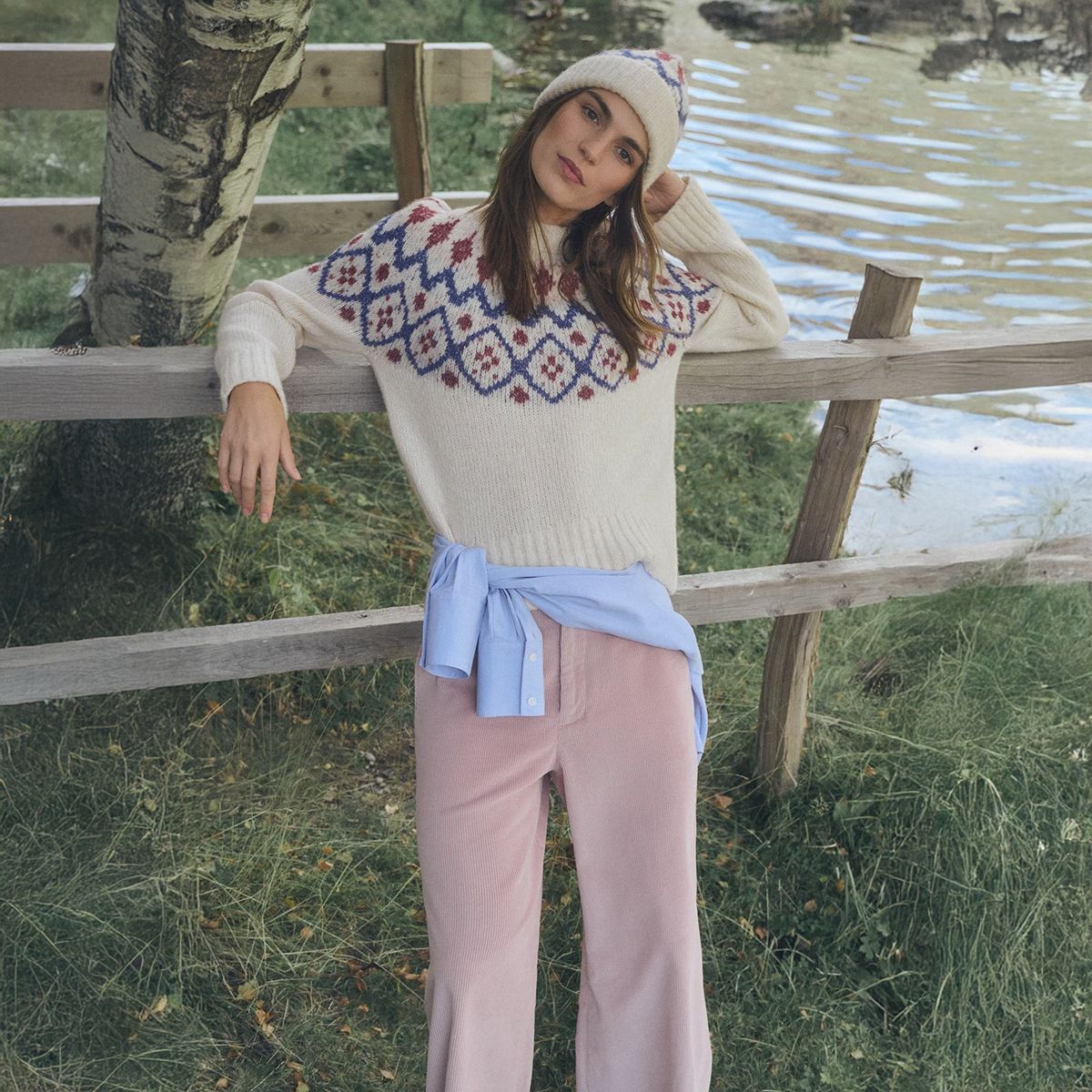 ESEOESE - Sweater Jacquard Mujer Eseoese