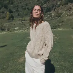 ESEOESE - Chaleco Punto Grueso Lana Mujer