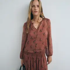 ESEOESE - Blusa Estampado Floral Mujer