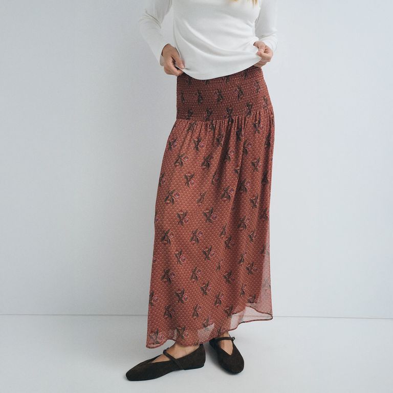 ESEOESE Falda Estampado Floral Mujer