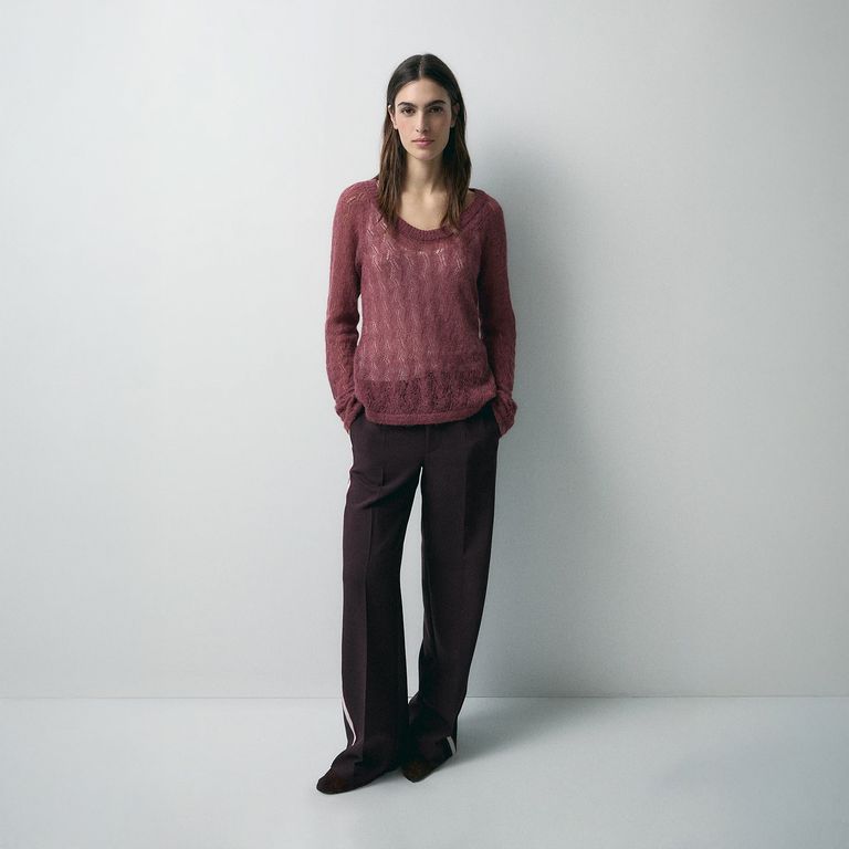 ESEOESE Pantalón Jogger Raya Lateral Mujer