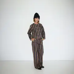 THE TINY BIG SISTER - Pantalón Rayas 100% Algodón Mujer