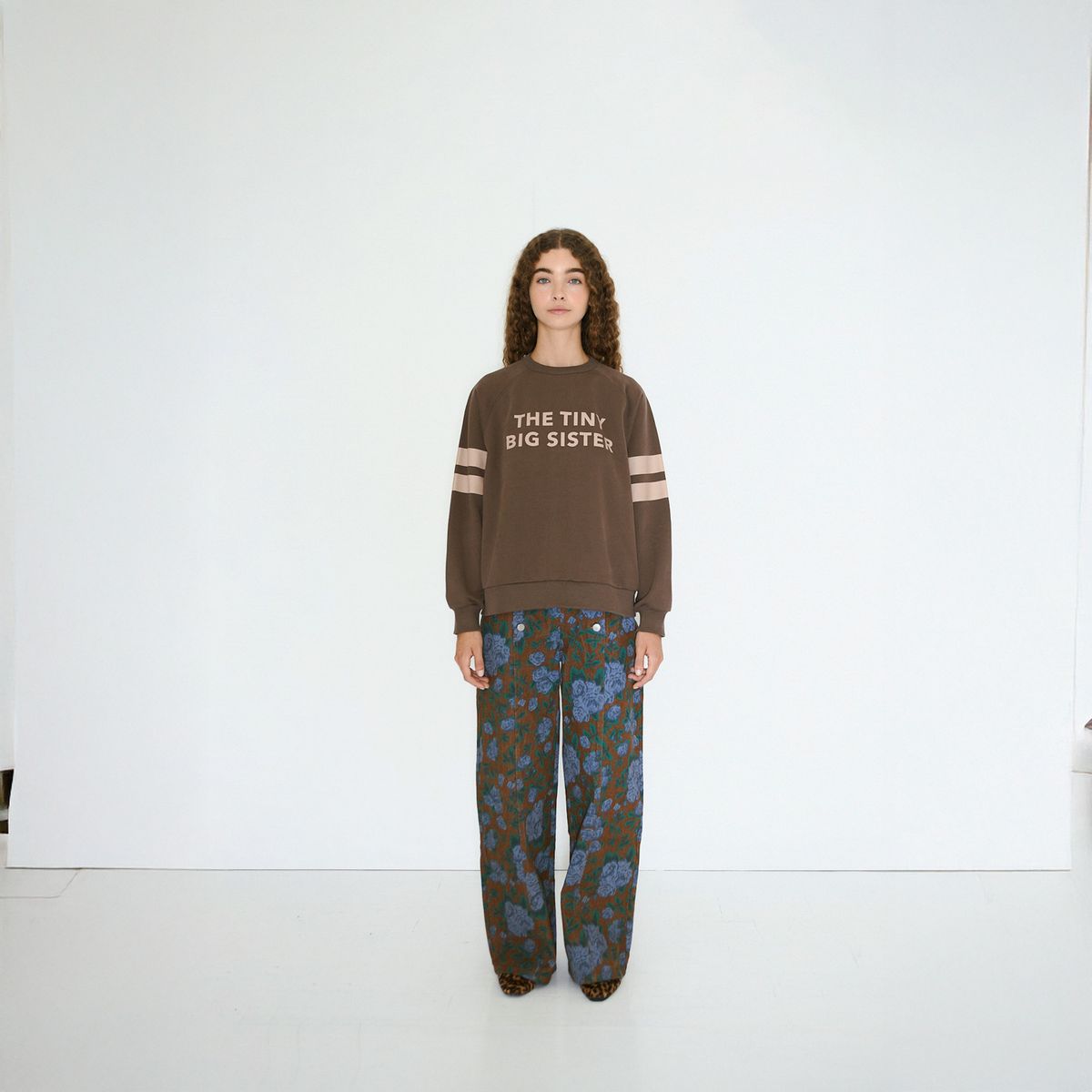 THE TINY BIG SISTER - Polerón Estampado 100% Algodón Mujer The Tiny Big Sister