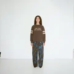 THE TINY BIG SISTER - Polerón Estampado 100% Algodón Mujer