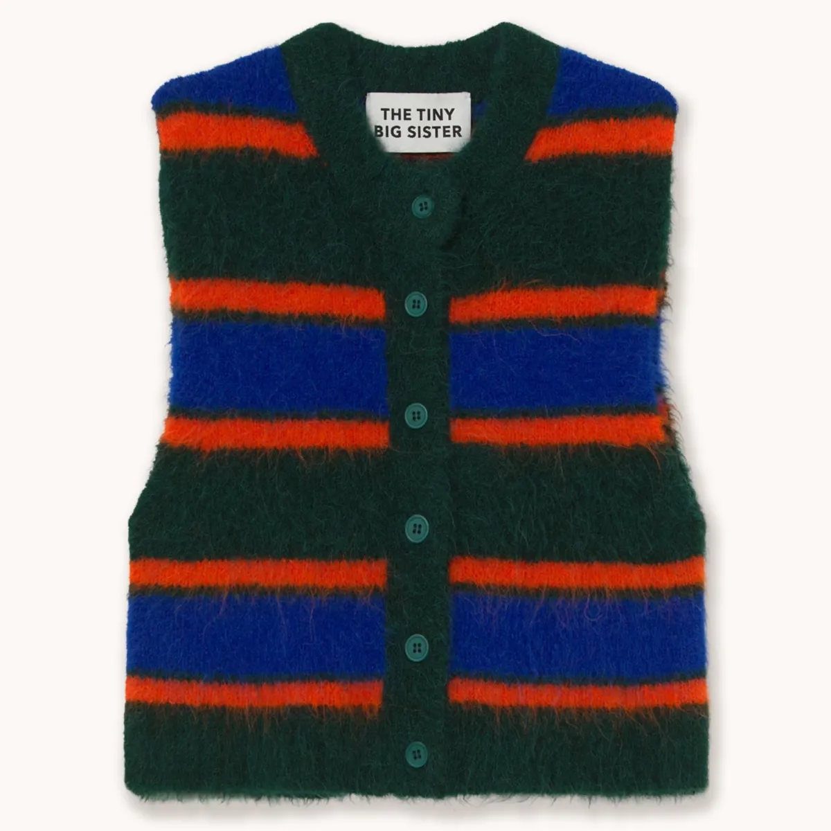 THE TINY BIG SISTER - Chaleco Rayas Sin Mangas Mujer The Tiny Big Sister