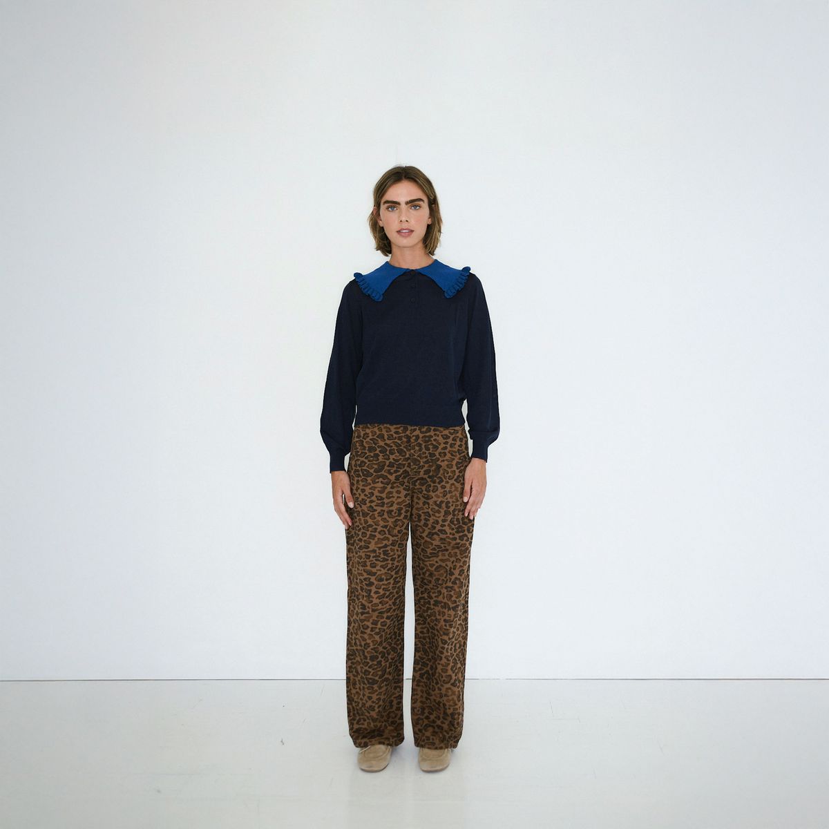 THE TINY BIG SISTER - Chaleco 100% Lana Merino Mujer The Tiny Big Sister