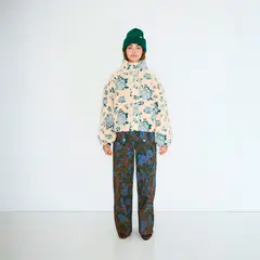 THE TINY BIG SISTER - Chaqueta Sherpa Estampado Floral Mujer