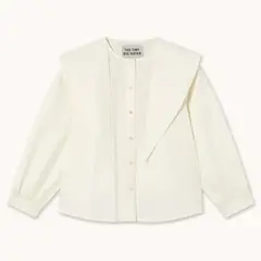 THE TINY BIG SISTER - Blusa Pañuelo Cuello 100% Algodón Mujer