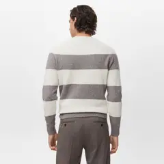 MANGO MAN - Sweater Rayas Mezcla Lana Hombre
