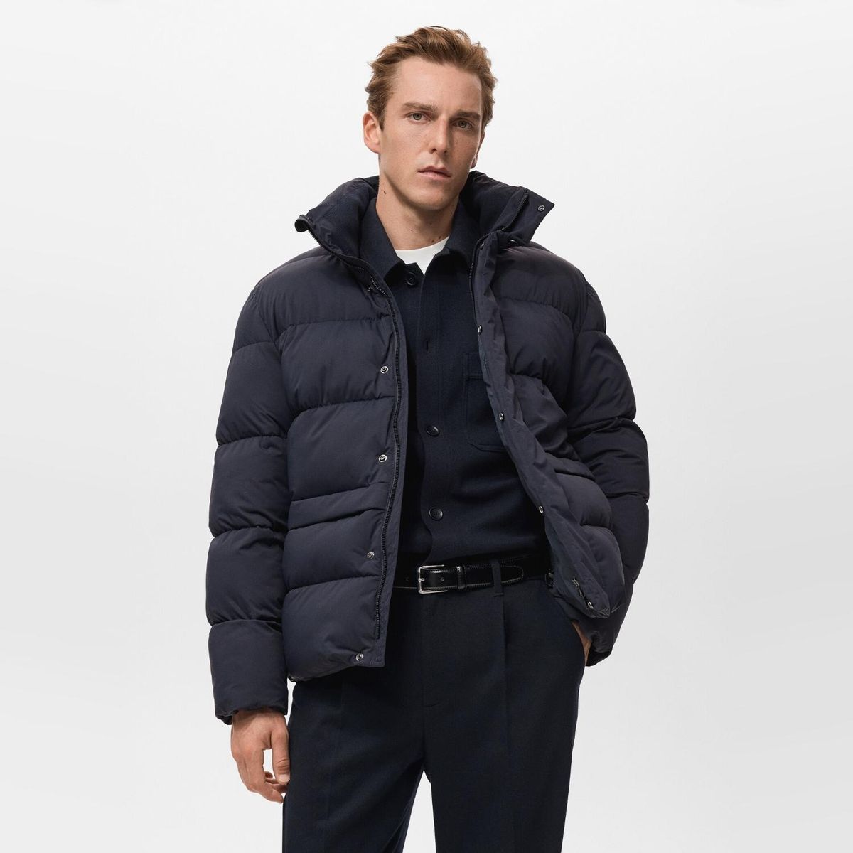 MANGO MAN - Parka Corto Acolchado Water Repellent Hombre Mango Man