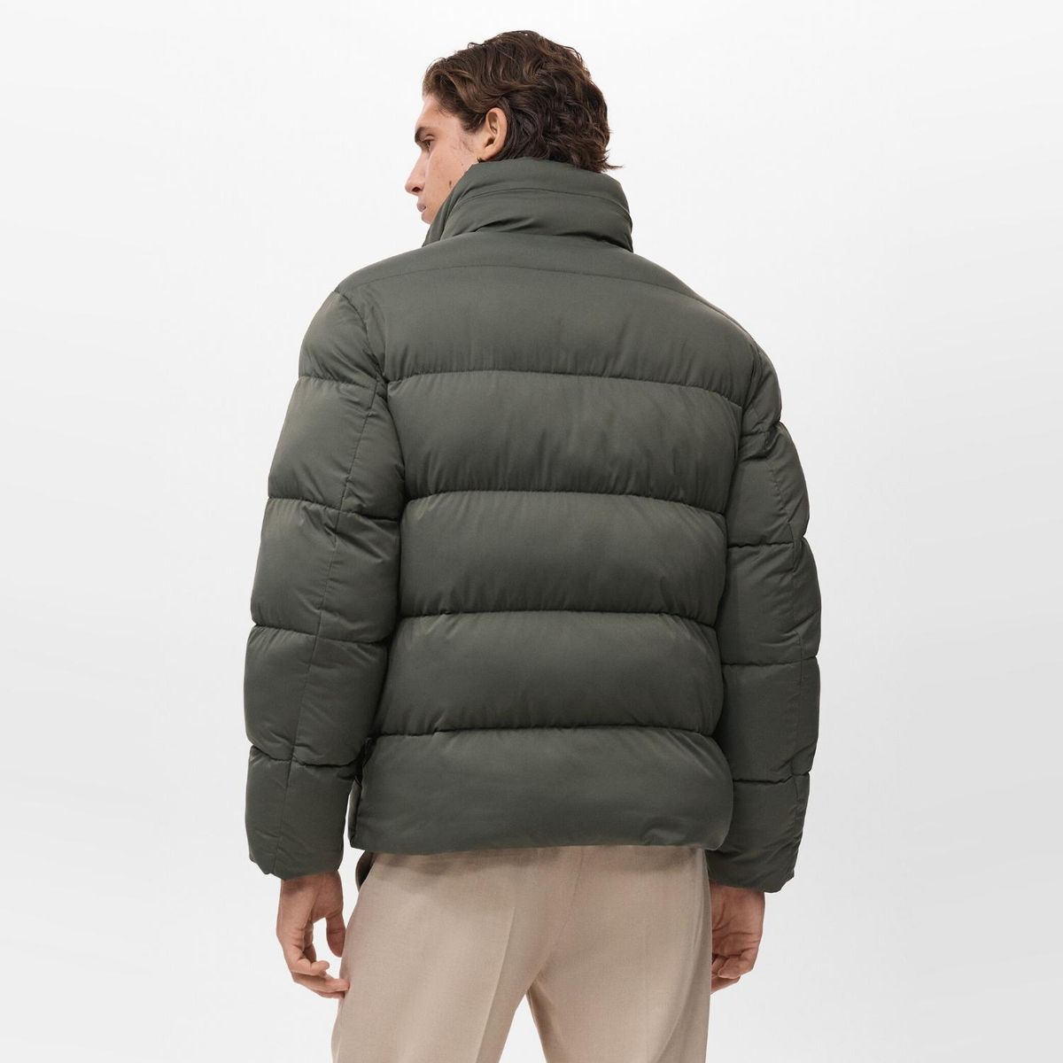 MANGO MAN - Parka Corto Acolchado Water Repellent Hombre Mango Man