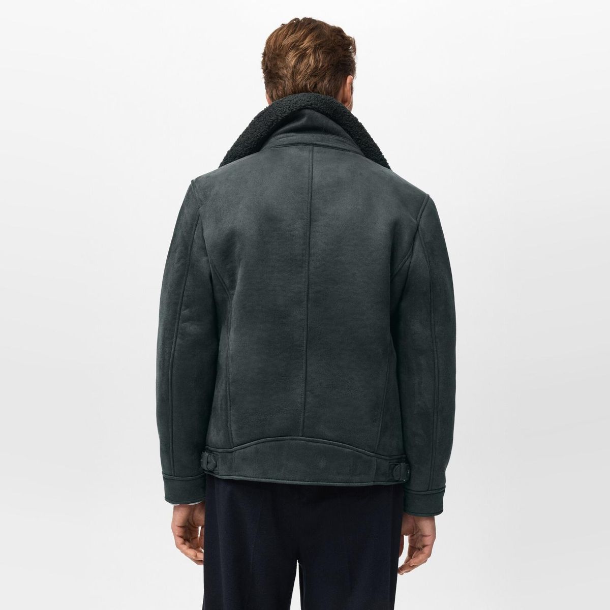 MANGO MAN - Chaqueta Doble Faz Interior Chiporro Hombre Mango Man
