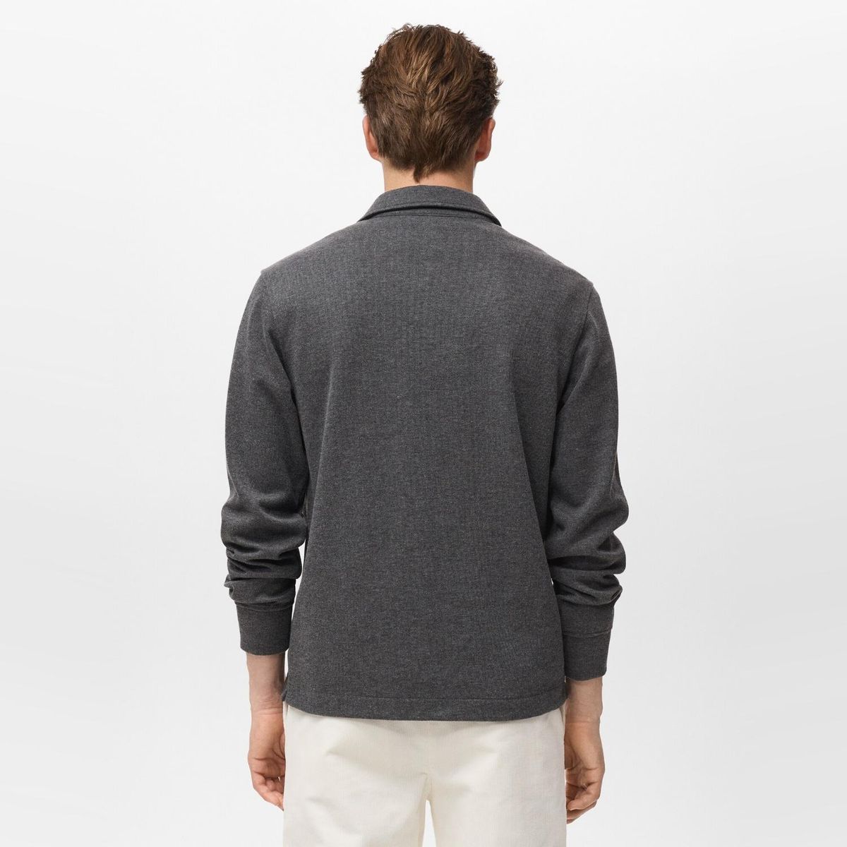 MANGO MAN - Polerón Polo Regular Fit Hombre Mango Man