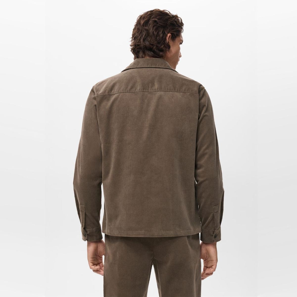 MANGO MAN - Chaqueta Bolsillos Algodón Cotelé Hombre Mango Man
