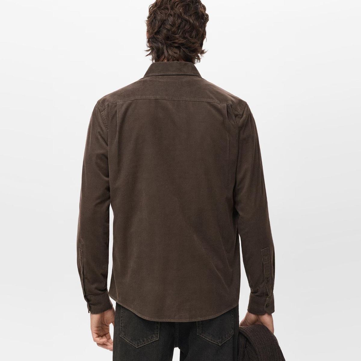 MANGO MAN - Camisa Cotelé Classic Fit Hombre Mango Man