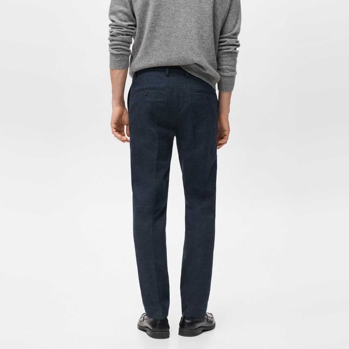 MANGO MAN - Pantalón Franela Slim Fit Hombre Mango Man