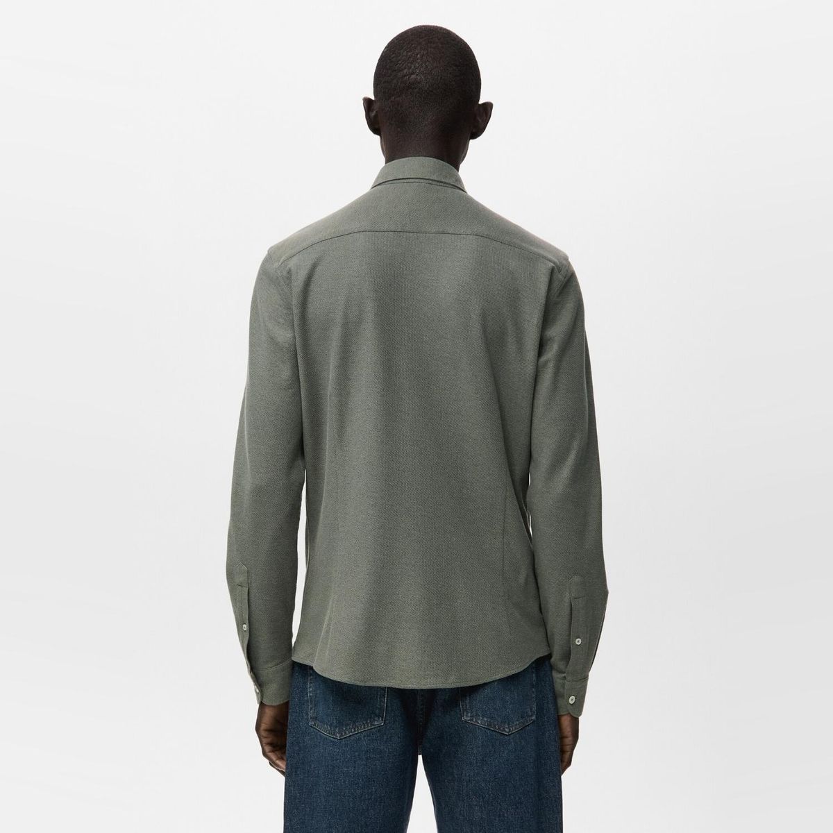 MANGO MAN - Camisa 100% Algodón Slim Fit Hombre Mango Man