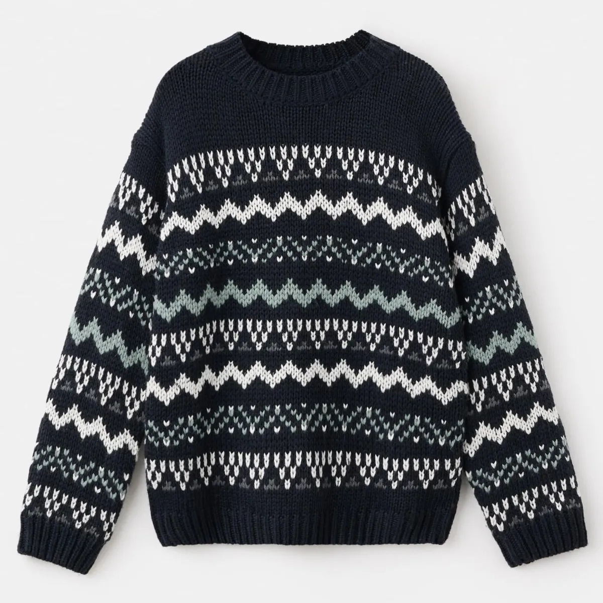 MANGO KIDS - Sweater Punto Cenefas Niño Mango Kids