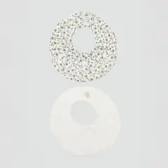 MANGO KIDS - Pack 2 Baberos Estampados Unisex Bebé