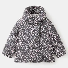 MANGO KIDS - Parka Estampado Floral Pelo Bebé Niña