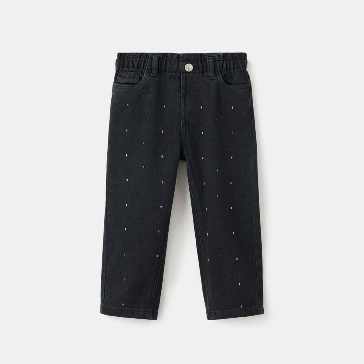 MANGO KIDS - Jeans Rectos Strass Bebé Niña Mango Kids